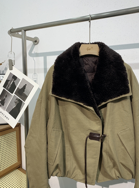 童心恩风鹅绒服保暖羽绒服外套(配毛领羊毛真毛不可拆卸)HS-88218