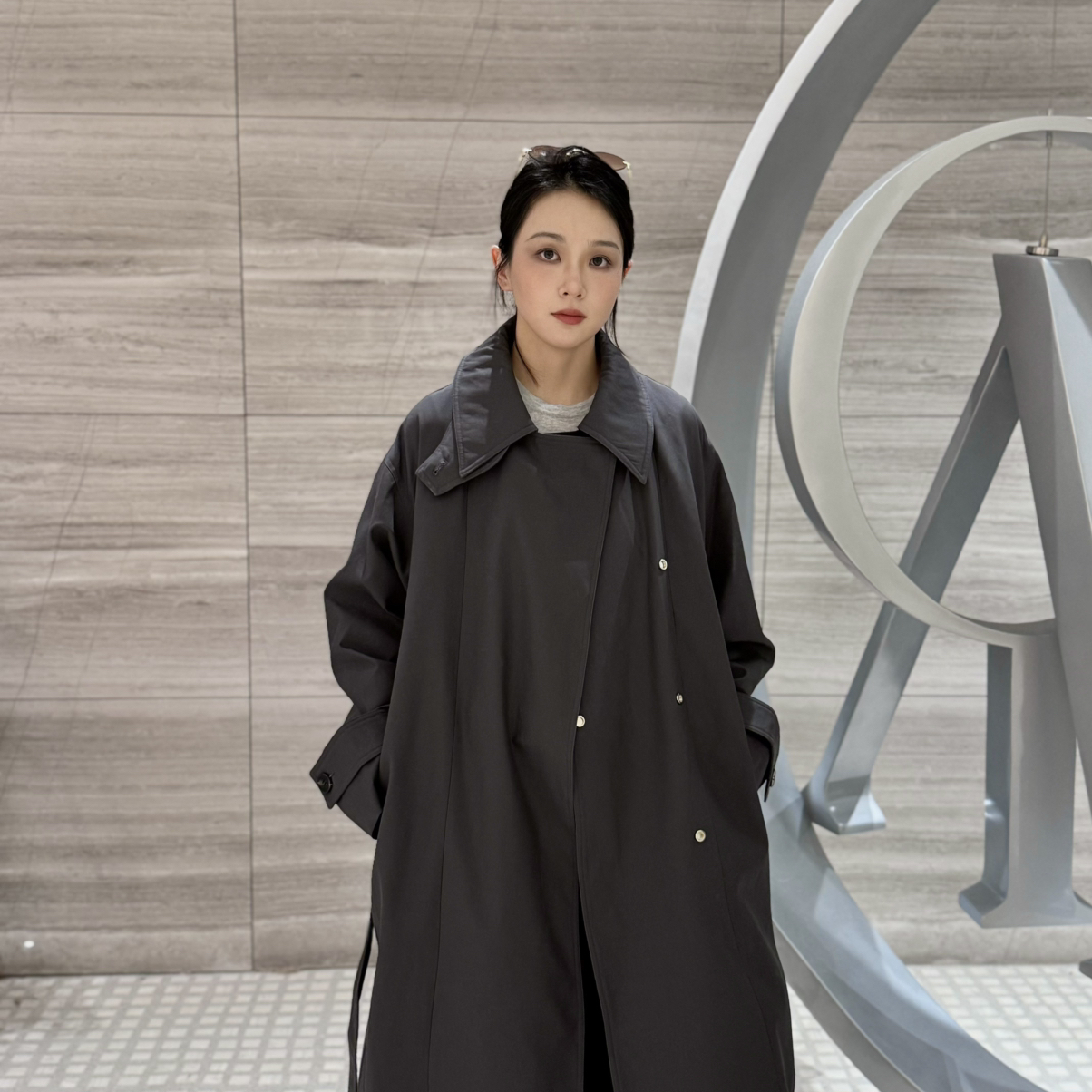 童心｜高级文艺腔调冬日美学廓形羽绒服(配腰绳)(含90白鸭绒)OS66