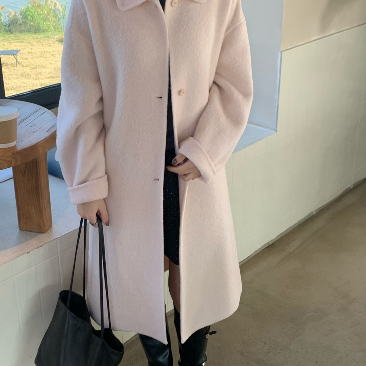 童心备高品质苏力羊驼长款大衣羊毛外套（含80羊毛）(20苏力)S116