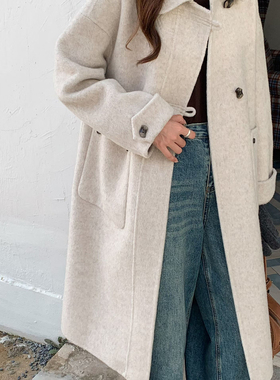 童心超好看羊毛呢外套小个子百搭新款羊毛外套（含100澳毛）66103