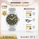 摩凡陀钢带日历视窗自动机械男女士情侣腕表 Movado 礼物