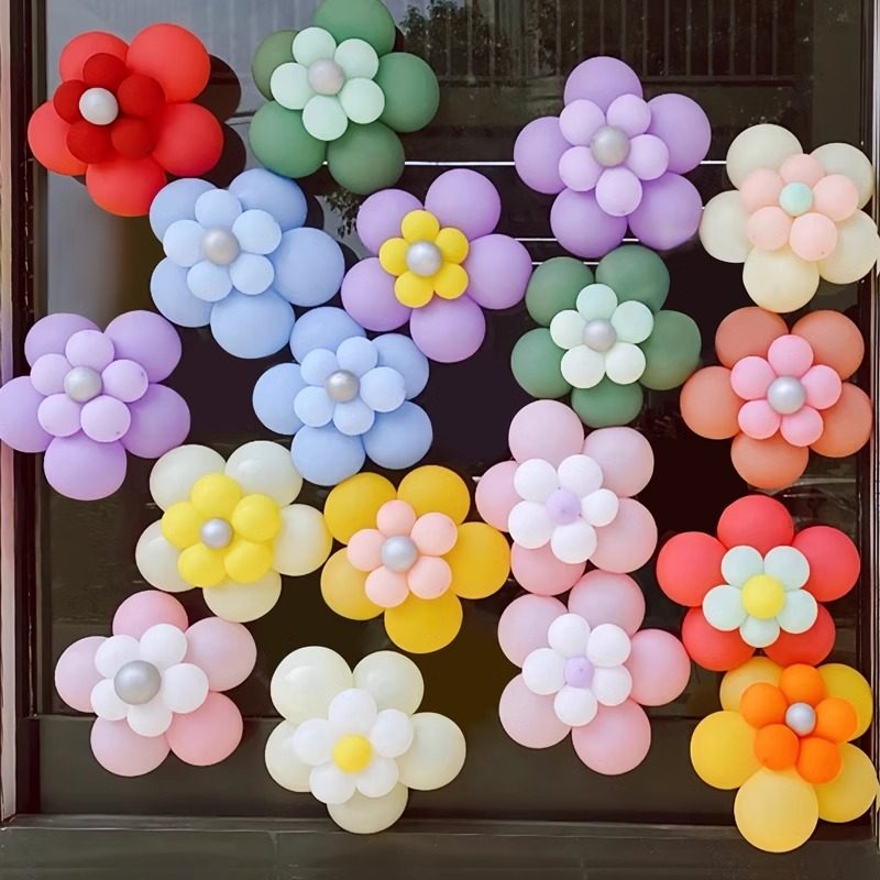 商场门店橱窗装饰场景布置气球五瓣花开学季网红同款儿童生日花朵,节庆用品/礼品,气球,淘宝优惠券,粉丝福利购,淘宝优惠卷