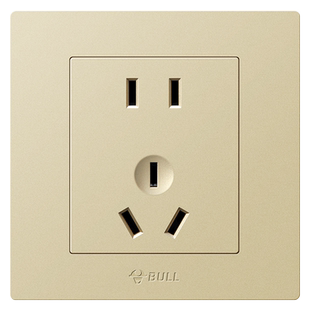 公牛一开5五孔16a空调家用暗装单双控86型开关插座面板多孔G31金