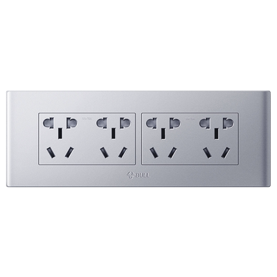 公牛118型开关插座g04十五孔插座