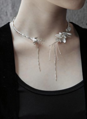 何须折落枝」设计感轻奢独特项圈