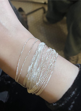 璀璨银河。小众设计感多层手链