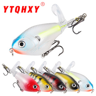 苦茶新小胖子螺旋桨噪音假饵水面拖拉机路亚饵11.5g 配加强 16g