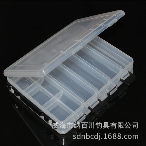 苦茶纳百川公司帕莱蒙品牌 双层多孔排水路亚盒 优质塑料 20*16*