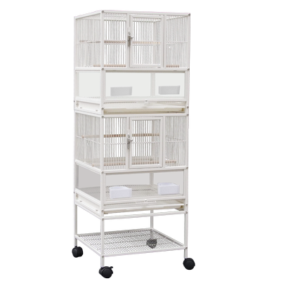 粤迪群养大空间多层宠物鸟笼