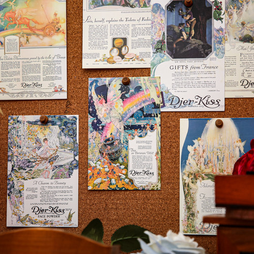 神明祷告盒装明信片美式复古ins