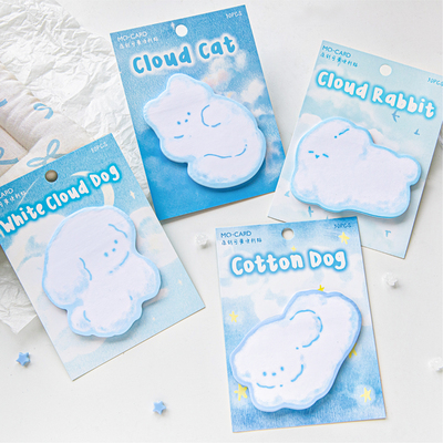 云端小宠原创可爱便利贴留言便签