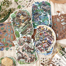infeelme 古风微缩场景趣味手工diy贴纸 我 小屋8.0立体造景贴纸
