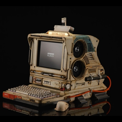 FUXK复古廉政战损定制电脑机箱