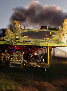 FUXK 蒸汽时代主题  i9 13900KS/4090/DDR5 64G高性能水冷电脑