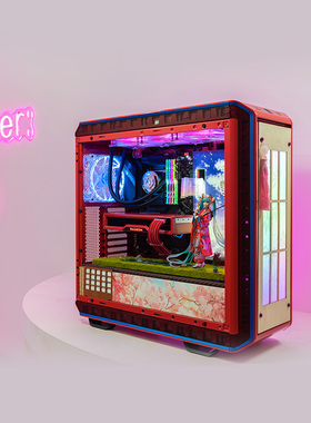 FUXK日式 初音未来 樱花定制主机 i7 13700K/RTX 4080 水冷电脑