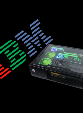 FUXK IBM主题定制MOD i7-12700K/RTX3070TI/16GB/DIY水冷电脑主机