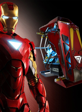 FUXK 定制钢铁侠主机 i9-13900K/RTX 4090/4080 水冷 电脑 台式机