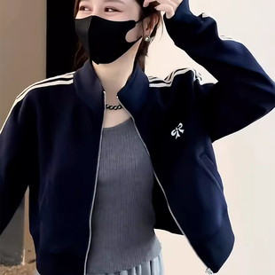 短款运动卫衣棒球服外套女款春秋季2026新款韩系休闲夹克开衫上衣