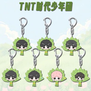 TNT时代少年团柚子叶钥匙扣马嘉祺宋亚轩刘耀文丁程鑫粉丝应援物