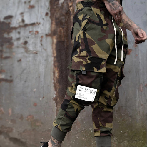 肌肉队长迷彩休闲韩版运动裤