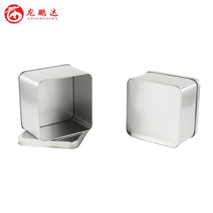 包装铁盒 马口铁盒 金属盒锡盒 正方形开窗茶叶罐 饼干 送礼