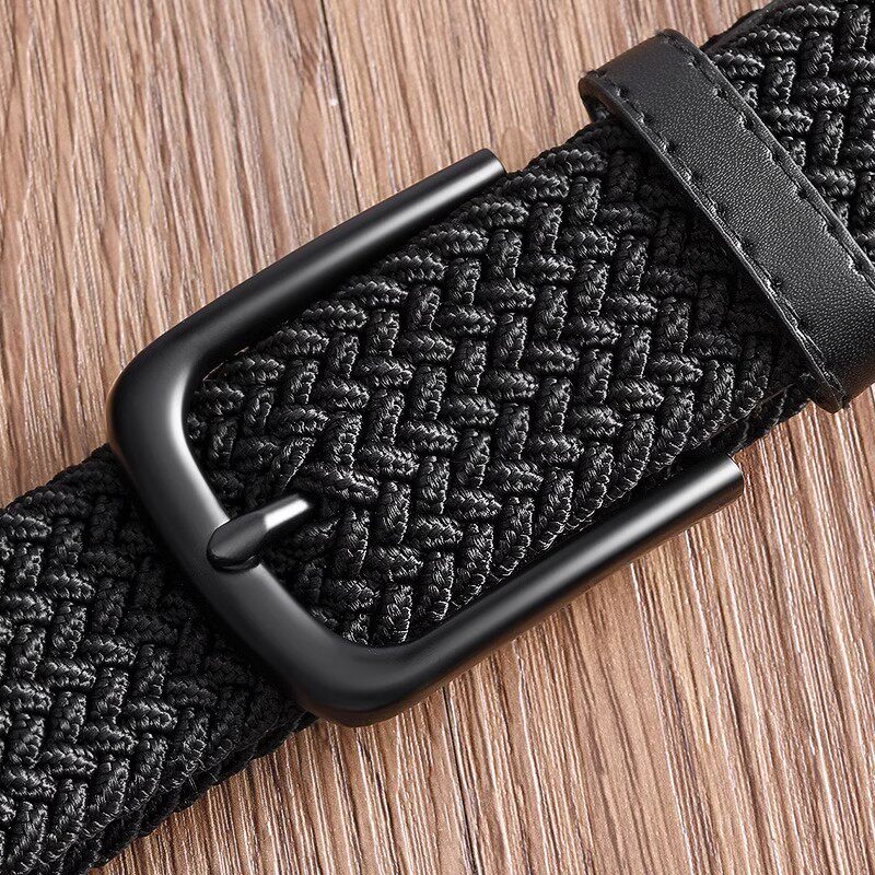 2025新款编织皮带男士裤带女款牛仔裤腰带军训潮ins风年轻人帆布