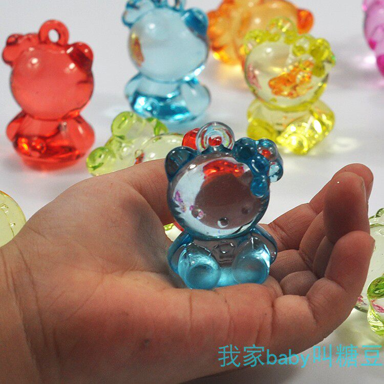 宝石hellokt猫水晶孩子玩具