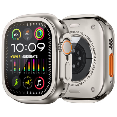 新款适用于apple watch Ultra表壳W3锌合金表壳电镀表壳49保护套