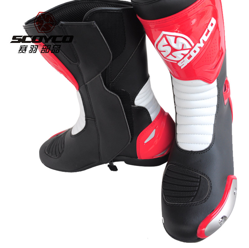 Boots moto MOTORFANS Race plume MBT004 - Ref 1388150 Image 4