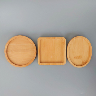 复古竹制水杯垫圆形花盆垫餐桌隔热垫碗垫锅垫防烫垫盘垫茶道茶托