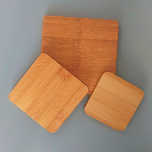 复古竹制水杯垫方形花盆垫餐桌隔热垫碗垫锅垫防烫垫盘垫茶道茶托