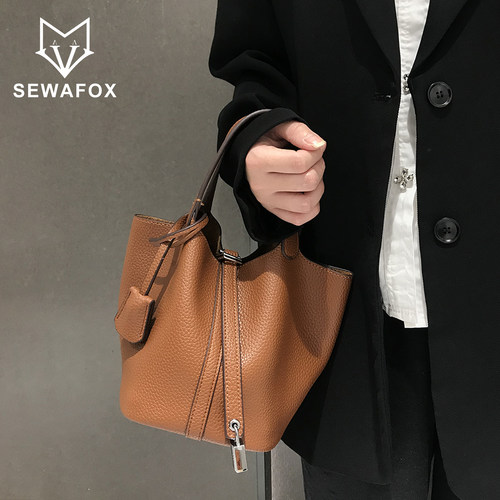 SEWAFOX/塞瓦狐手提包通勤水桶包