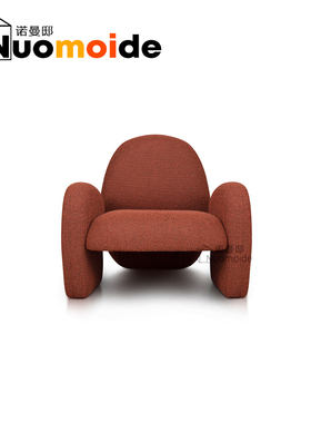 诺曼邸创意设计师家具fulu armchair极简时尚布艺精品休闲扶手椅