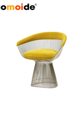 诺曼邸设计师家具platner dining chair北欧现代餐椅极简金属餐椅