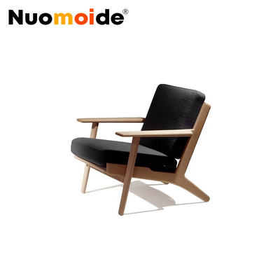 实木单人位沙发椅设计师家具