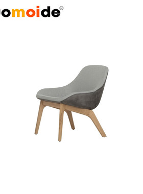 诺曼邸创意设计师家具 morph armchair北欧现代纯实木休闲洽谈椅