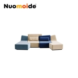 Creative Designer Furniture Conflonces диван арт -модуль Комбинация четырех -заплаточная импортная ткань диван