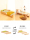 Детская кровать Faroro butter для мальчиков и девочек, кровать на платформе, татами из массива дерева, мебель для детской комнаты Монтессори, мебель для спальни mini 2