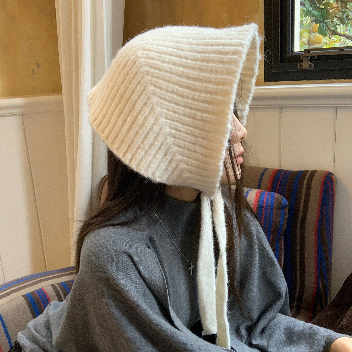 可爱保暖耳包女冬季针织保暖围脖