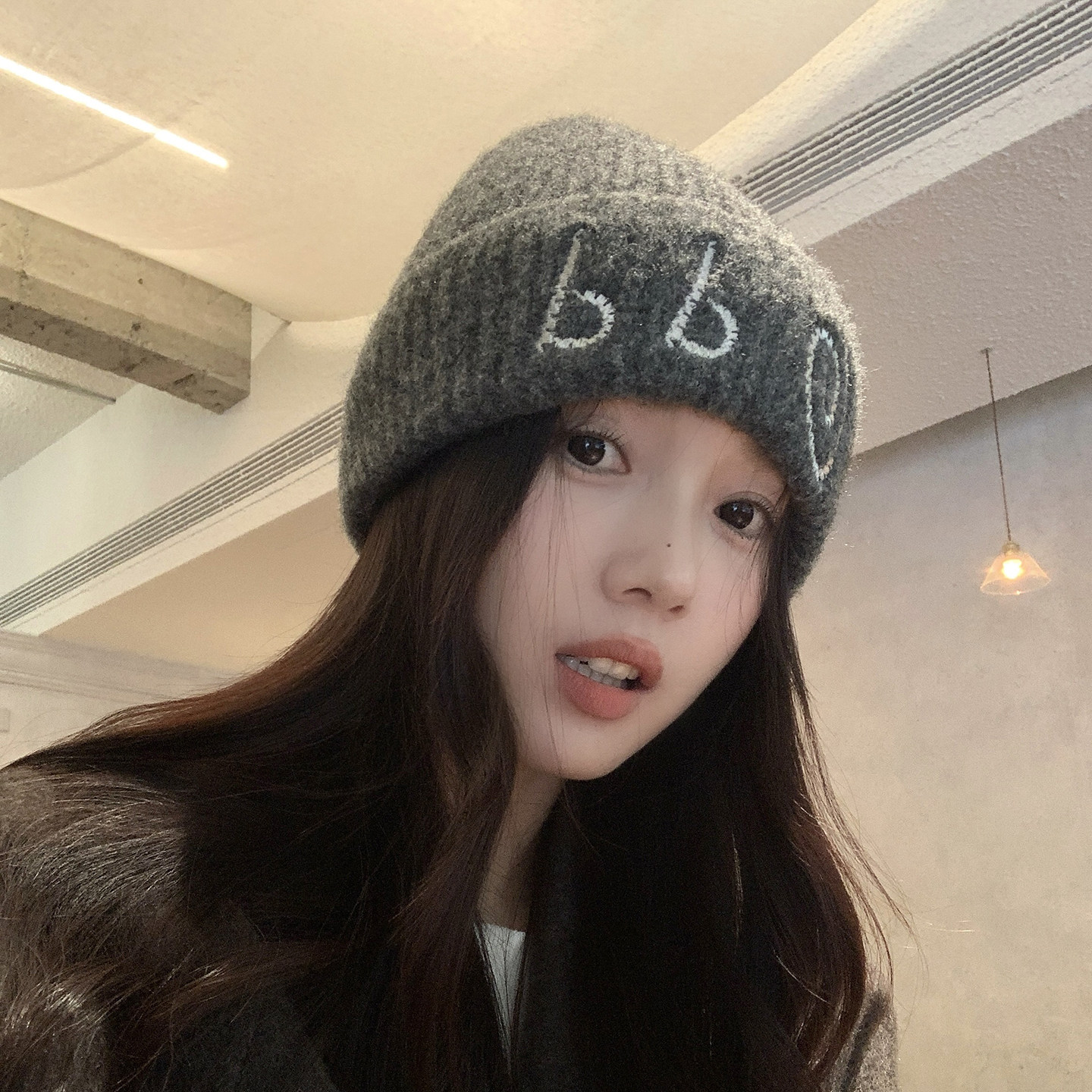 软糯糯~韩代同款灰色针织帽子女2025冬季新款保暖毛线帽防冻冷帽,服饰配件/皮带/帽子/围巾,帽子,淘宝优惠券,粉丝福利购,淘宝优惠卷