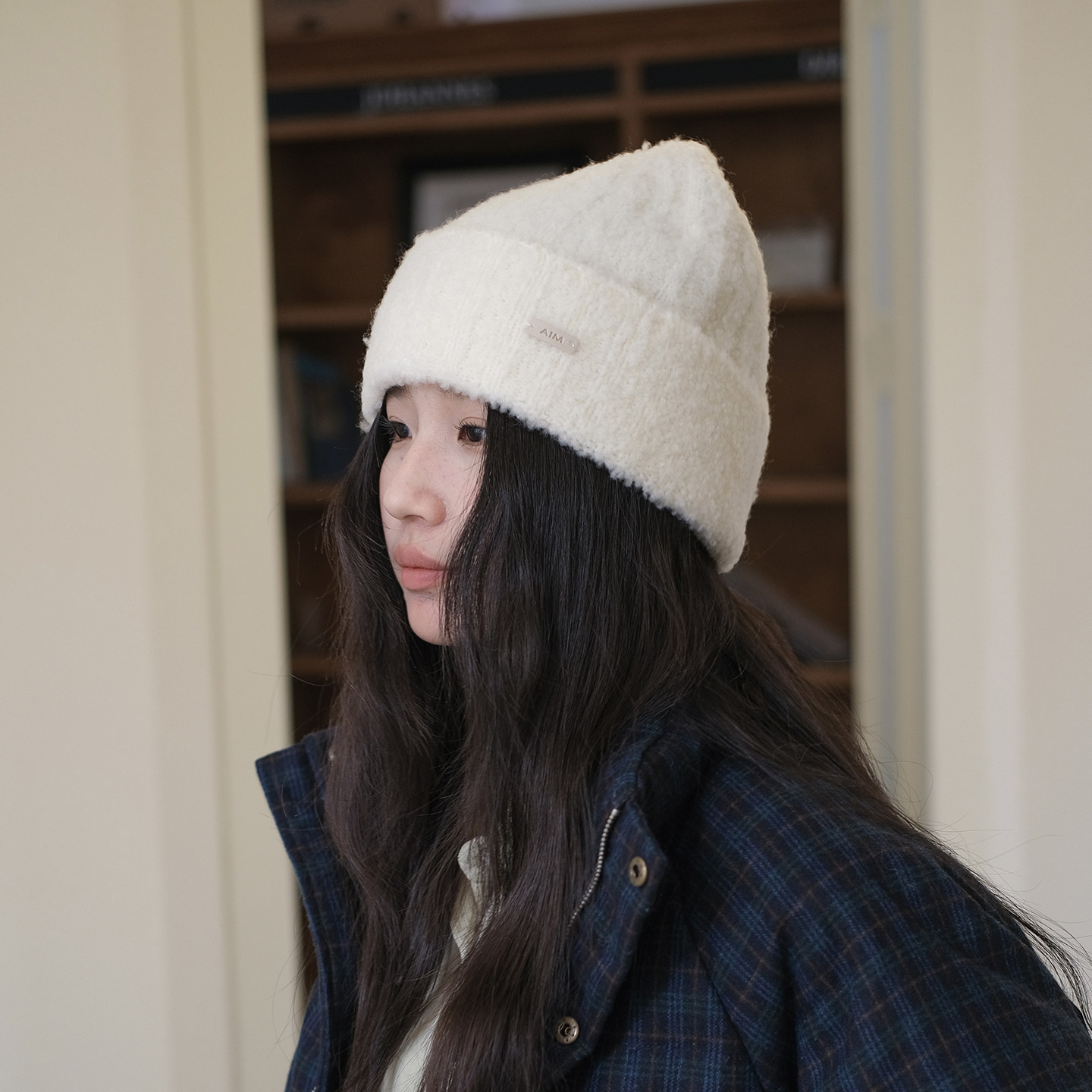 80%羊毛混纺针织帽子女秋冬高级感棉花糖柔软毛线帽大头围冷帽男,服饰配件/皮带/帽子/围巾,帽子,淘宝优惠券,粉丝福利购,淘宝优惠卷