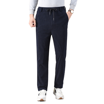 【弹力宽松】【加绒加厚】条绒裤