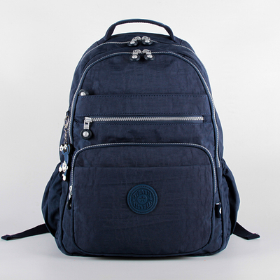 中号多层口袋双肩包时尚旅行背包