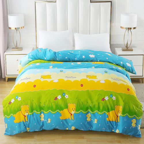 纯棉被套单件100%卡通可定做