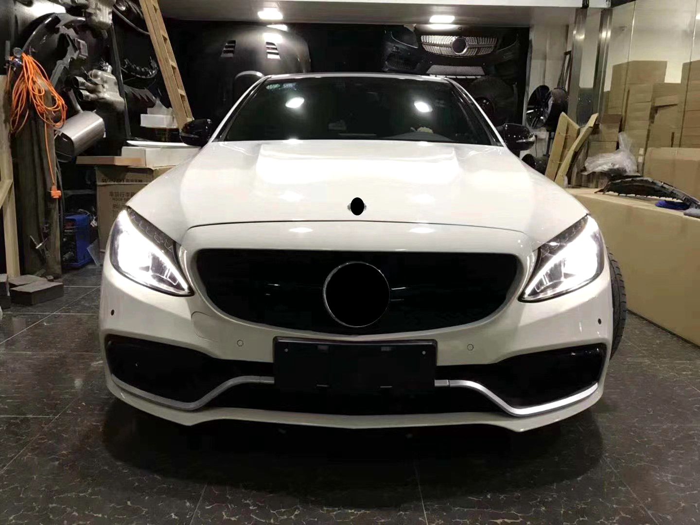 奔驰c200coupe改装c63,奔驰c200coupe改装 14 15 16 17 18 19 20年款奔驰c200级升级改装新款c63前后大包围