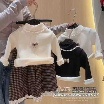 2025新款女童睡衣冬儿童冬季珊瑚绒小女孩男大童加厚法兰绒家居服