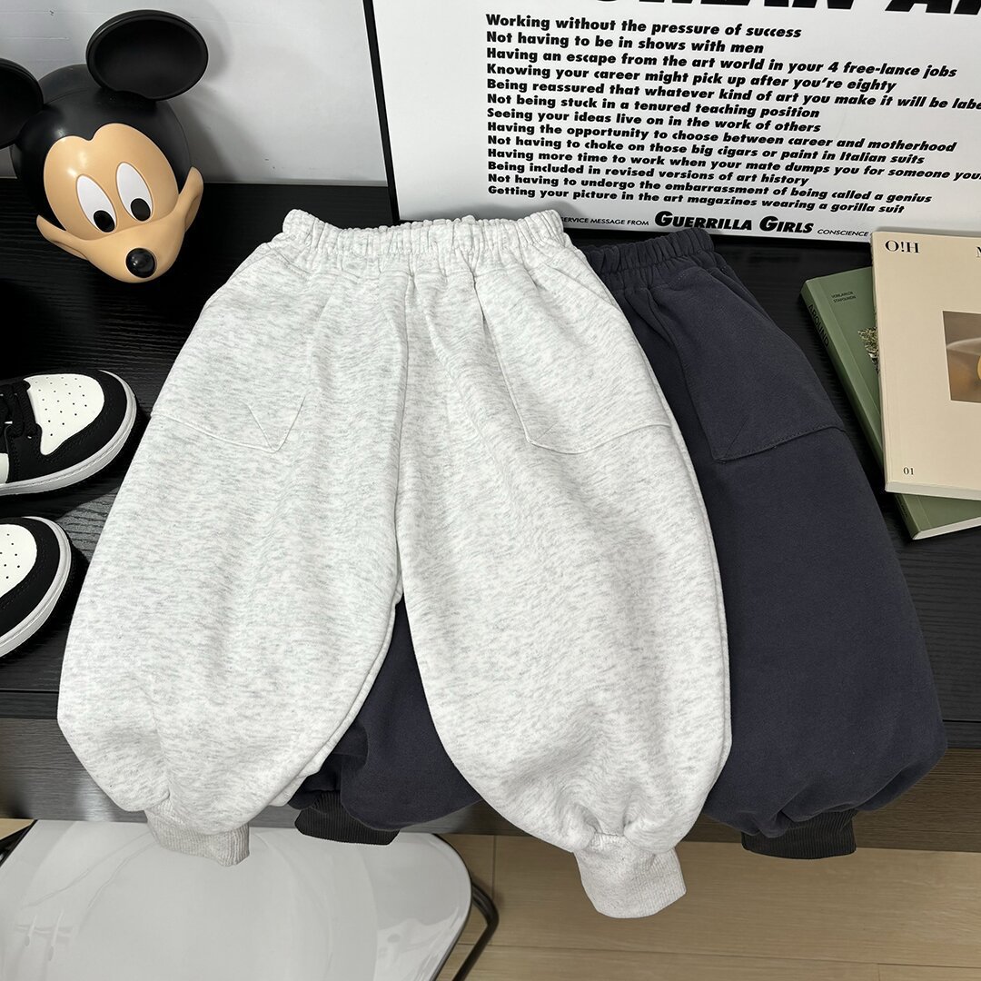 儿童卫裤2026新款春秋季长裤男童女童韩版时尚中大童休闲运动裤