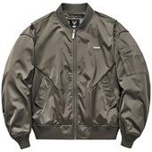 VIP设计感飞行员夹克男美式 复古高街棒球服潮牌解构宽松情侣外套