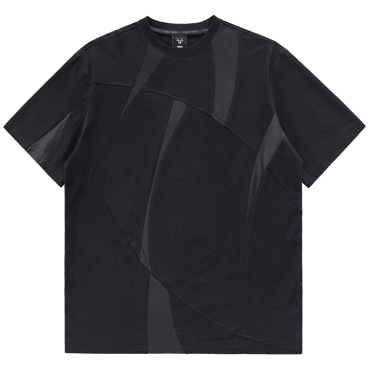 不规则拼接异形解构设计短袖T恤