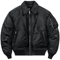 VIP翻领棉衣男冬季加厚飞行夹克宽松美式高街设计感工装棉服外套